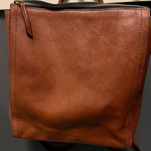 Fossil Parker Convertible Leather Backpack